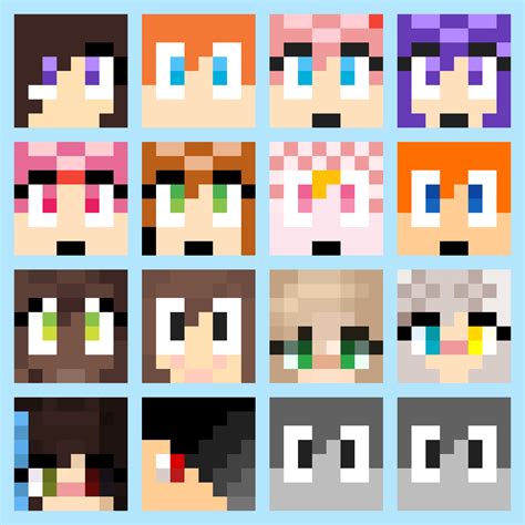 Image result for Pixlriffs Minecraft Skin Head