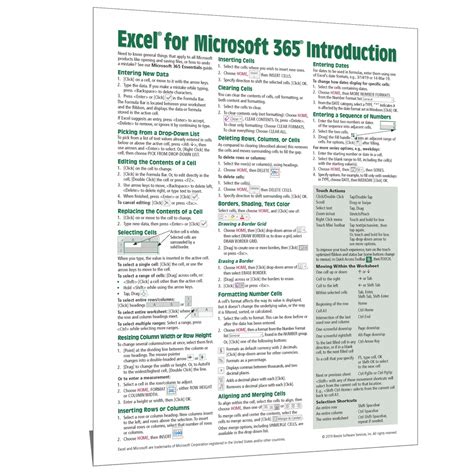 Image result for Microsoft Excel Quick Reference Guide