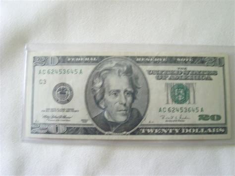 1996 $20 TWENTY DOLLAR BILL FEDERAL RESERVE NOTE EXCELLENT! | #1934906370