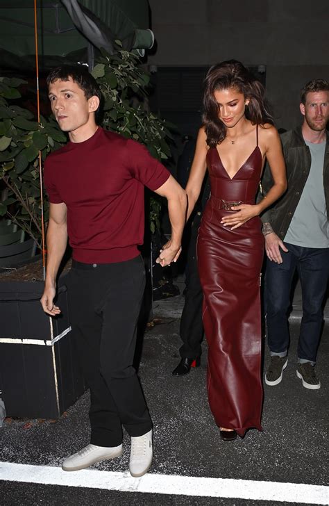 Zendaya and Tom Holland wear coordinating looks for Bero launch - ABC News