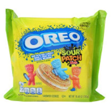 Oreo Sour Patch Kids Flavoured Limited Edition Sandwich Cookies (10.68 ...
