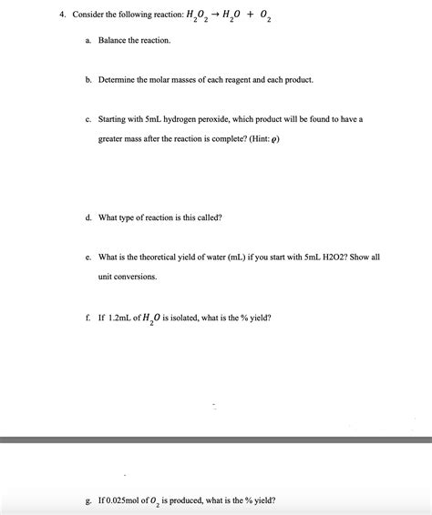 Balance H2O2 Yields H2O O2 的图像结果