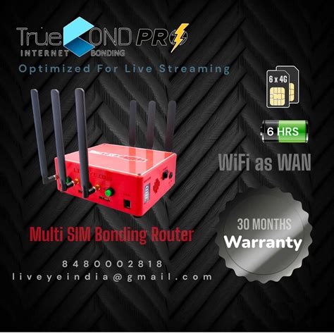 Multi Sim Bonding Router - Liveye
