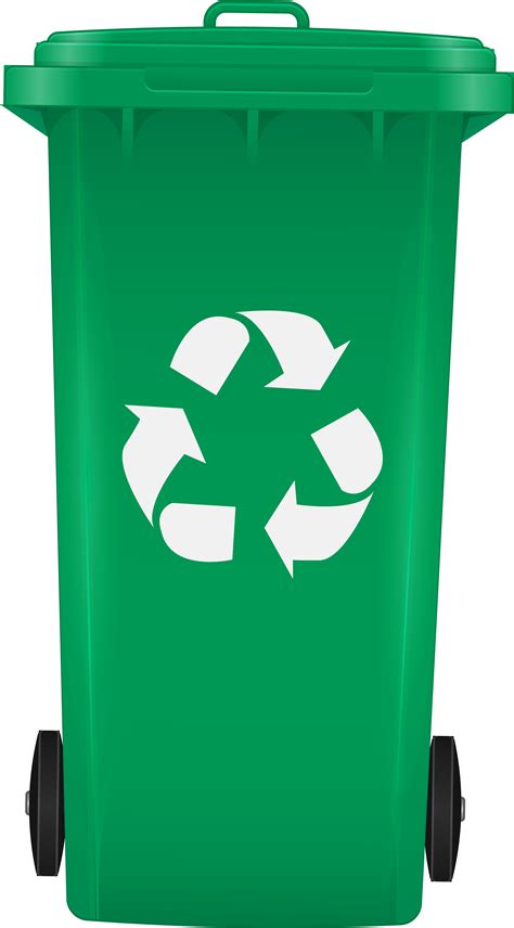Recycling Bin Png Clip Art - Recycle Rubbish Png Transparent Png - Full ...