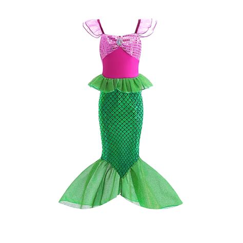 Book Week 2026 Mermaid Mermaid Tail Aqua Princess Dress Theme Party ...