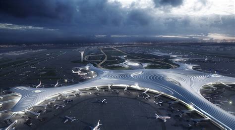 哈尔滨新机场设计，领略北国四季飘花的建筑_航站楼