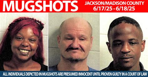 Jackson Mugshots: 06/17/2025 - 06/18/2025 - Talk-N West TN