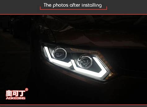 Nissan X-Trail Headlights 2014-2016 Rogue LED Headlight DRL Hid Option ...