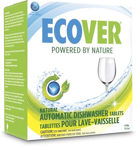 Ecover dishwashing tablets to get those wine glasses squeaky clean ...
