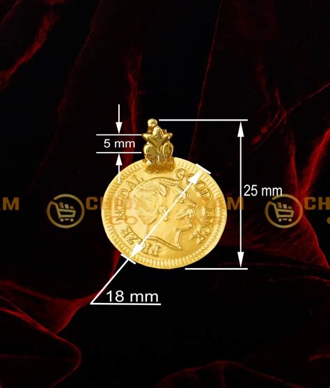 Buy King Head Gold Plated Coins For Christian Mangalsutra | Kerala ...