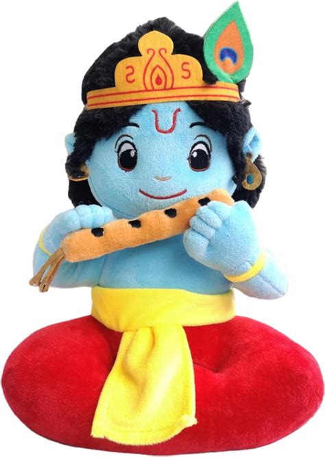 Buy Aurbo Mantra Chanting Baby Lord Krishna (Medium, 30 cm) | Musical ...