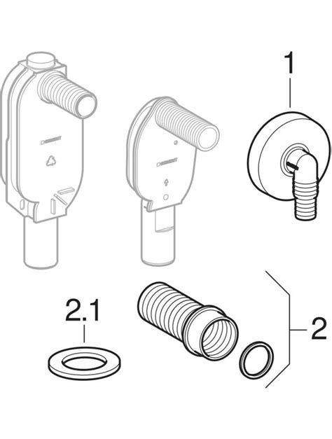 Geberit concealed trap for devices, with one connection | Geberit ...