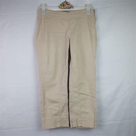 Y2k Gardeur begie tan 3/4 trousers Cotton Size... - Depop