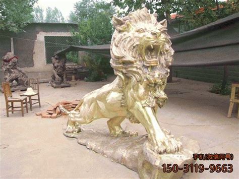 西洋狮子铜雕_公园景区霸气奔行的狮子雕塑_厂家图片价格-玉海雕塑