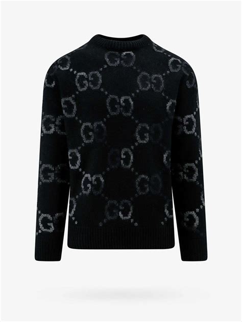 Gucci Sweater Black Mens Gucci