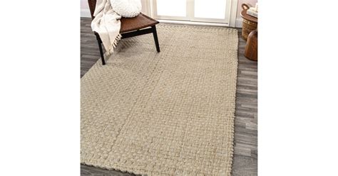 JONATHAN Y Lighting NFR102B-5 Natural Fiber 5' x 8' Jute Solid Indoor ...