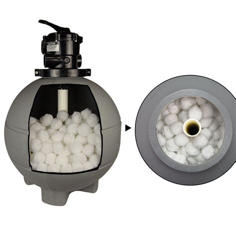 700g 45-50mm Filter Sand White Pool Filter Balls Sand Alternative Pool ...