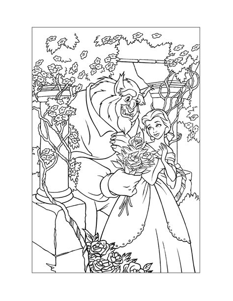 Beauty And The Beast Coloring Pages To Print [2025]
