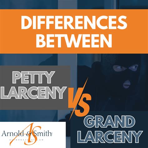 What is the Difference Between Petty Larceny and Grand Larceny ...