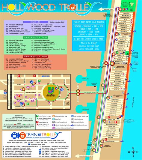 Map Of Hollywood Florida Boardwalk Maps & Info Hollywood TAP (Trends