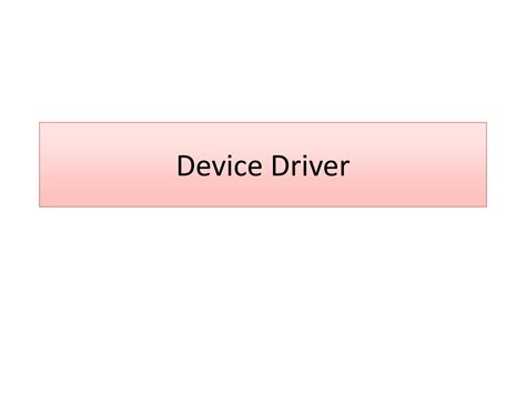 Image result for Operating System Device Driver