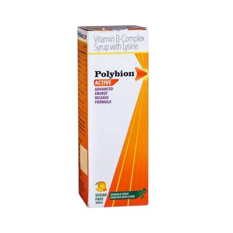 Polybion Active Sugar Free Mango Flavour Syrup 300ml - Cureka