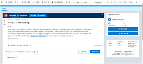 MozBar: The free SEO toolbar for Chrome - Moz Background Background