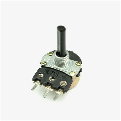 34K Ohm Rotary Potentiometer with Plastic Shaft (16MM) – QuartzComponents