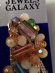 Jewels Galaxy Luxuria Designer Copper Drop Earring for Women (Multi ...