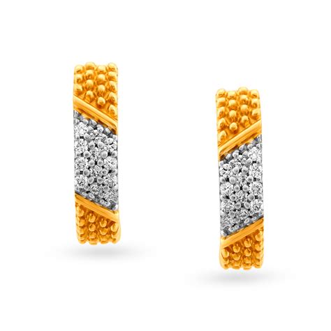 Bali Earrings | Buy Gold And Diamond Bali Earrings Online