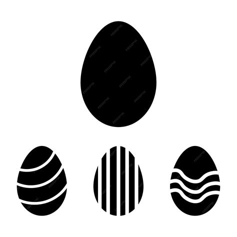 Easter eggs vector icons | Premium Vector
