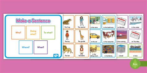 Sentence Starters and Pictures | Sentence Starters For Kids