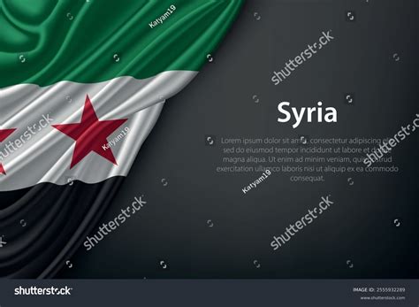 New Flag Syrian Arab Republic Symbol Stock Vector (Royalty Free ...