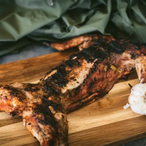 The Best Garlic Herb Grilled Rabbit Recipe | The Rustic Elk