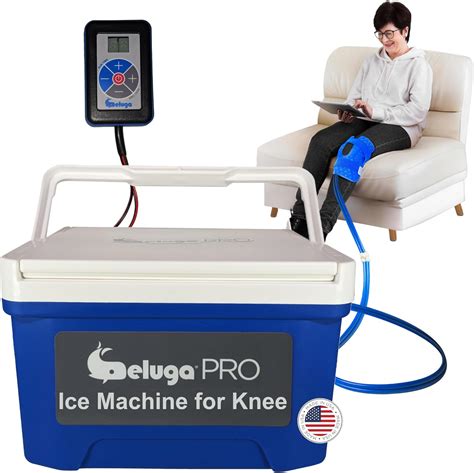 BelugaPRO Ice Machine for Knee After Surgery, Cold Therapy Knee Ice Machine with Programmable ...