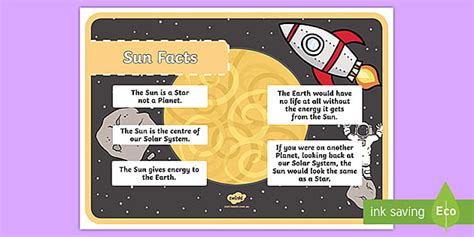 Sun Facts Display Poster (teacher made) - Twinkl