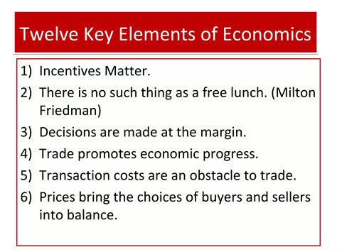 Elements Of Economics