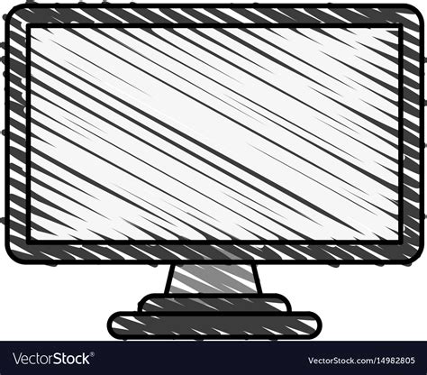 Computer screen Royalty Free Vector Image - VectorStock