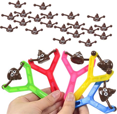 Buy GESHE Poop Slingshot Toy - Funny Venting Tricky Poo Slingshot Toy ...