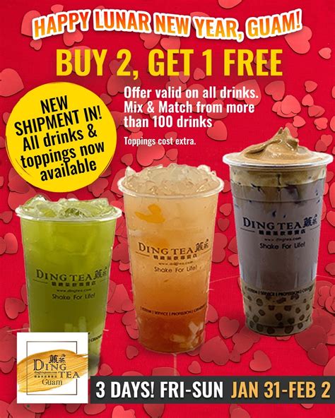 Ding Tea Guam | Order online at https://dingteaguam.com/store or call ...