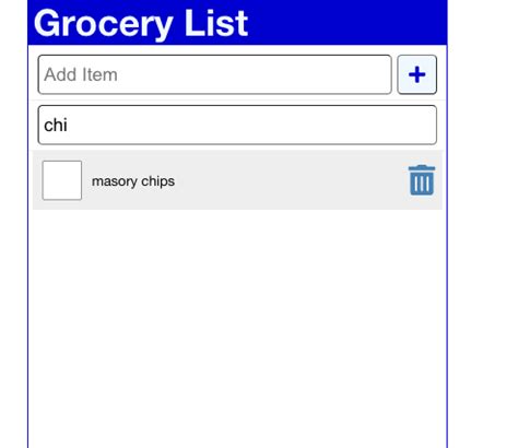 Image result for Grocery List Project in JavaScript