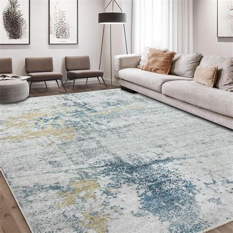 Safunion Area Rug Modern Abstract Rugs for Living Room Bedroom Dining ...