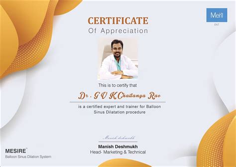 Advancing ENT Care: Dr. Chaitanya Rao's Recognition in Balloon Sinuplasty and Eustachian Tube ...