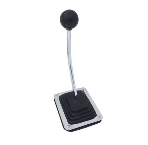 Chrome 3-4 Speed Automatic Floor Shifter 11" Hot Rat Street Rod Fits GM ...