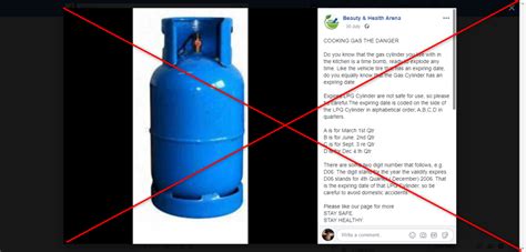 Gas cylinders don’t have expiry dates printed on them | Fact Check