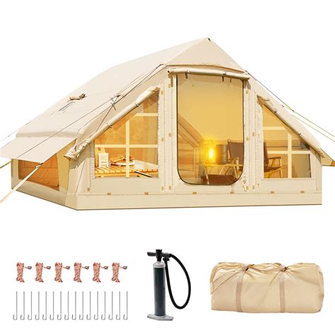 Inflatable Tents for Camping, Blow Up Tent with Hand Pump, Easy Setup ...