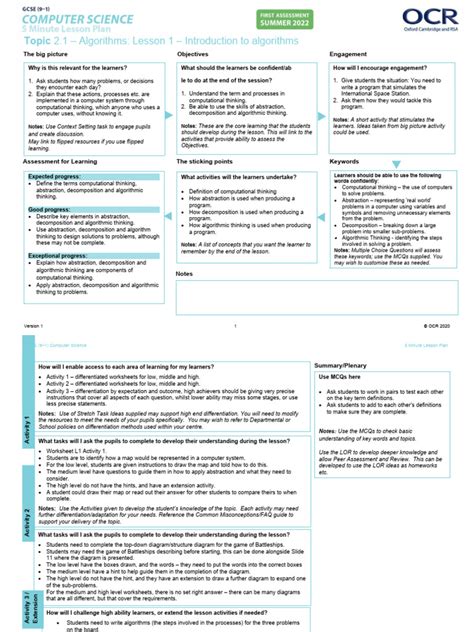 Lesson Algorithms 的图像结果