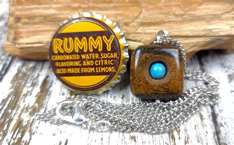 Buy Natural Stone Necklace With Arizona Turquoise in Hand-carved Stoney ...