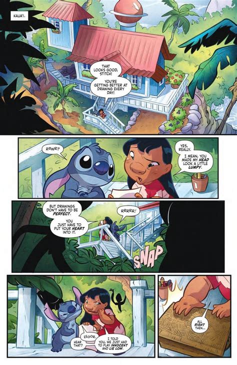 Sneak peak of Disney Lilo and Stitch comic page 4 by mairaluna1989 on ...