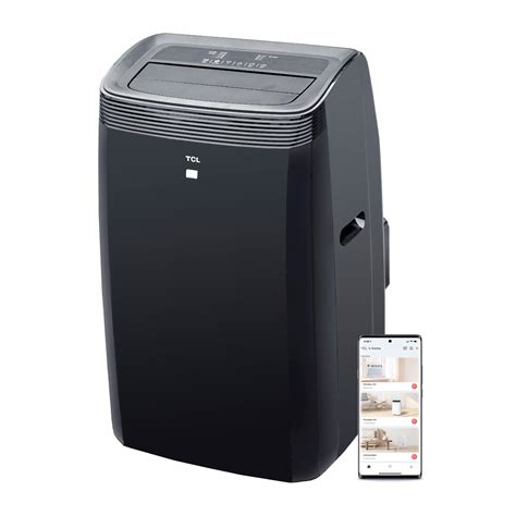 TCL 8,000 BTU SACC (12,000 BTU ASHRAE) Smart Portable Air Conditioner ...